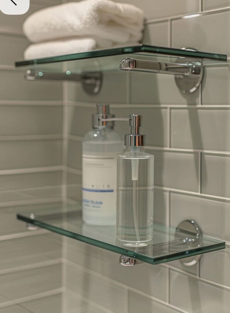 Bathroom Shelf Glass